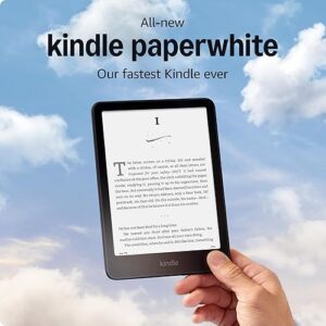 All-new Amazon Kindle Paperwhite (16 GB) – Our fastest Kindle ever, with new 7" glare-free display and weeks of battery life – Black