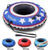 GoSports 44 in Heavy-Duty Winter Snow Tube with Premium Canvas Cover - Commercial Grade Sled - Choose Your Style