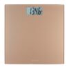 Taylor Digital Scales for Body Weight, Highly Accurate 400 LB Capacity, Durable Glass Platform 11.8 x 11.8 Inches, Easy to Read 3.2 Inches x 1.5 Inches Display, Champagne