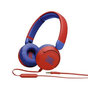 JBL JR 310 - Kids On-Ear Headphones (Red/Blue), Small
