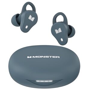 Monster N-Lite 210 Wireless Earbuds, Bluetooth 5.4 in Ear Stereo Headphones, Built-in Mic for Crystal Clear Call, 32H Playtime, Waterproof Earphones for Sports