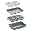 Chicago Metallic Professional 4-Piece Non-Stick Toaster Oven Set