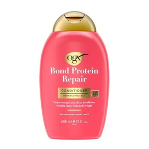 OGX Repair & Protect Bond Protein Repair Conditioner, Lightweight Conditioner Targets Damaged Areas of Hair for Effective Bond Repair, Sulfate-Free Surfactants, 13 fl. oz