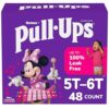 Pull-Ups Girls' Potty Training Pants, Size 5T-6T Training Underwear (50+ lbs), 48 Count