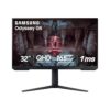 SAMSUNG 27-Inch Odyssey G51C Series QHD Gaming Monitor, 165Hz, 1ms, VESA Display HDR10, AMD FreeSync Premium, Black Equalizer, Virtual Aim Point, LS27CG512ENXZA, 2023