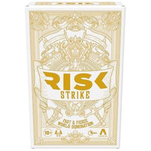 Hasbro Gaming Risk Strike Cards and Dice Game for Adults, Teens, and Kids Ages 10+, Quick-Playing Strategy Card Game for 2-5 Players, 20 Min. Average, Family Games