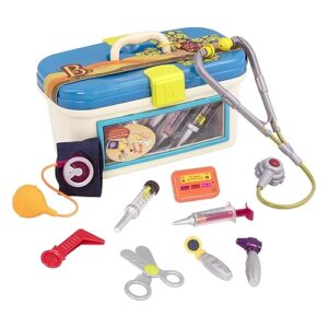 B. toys – Doctor Play Set For Kids – Kids Doctor Toys – 10 Pieces – Realistic Medical Tools – Pretend Play Kit For Toddlers – Dr. Doctor