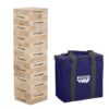Triumph Sports Triumph Large Tumble Tower - Includes 54 Wood Tumble Blocks and Carry Case