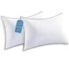 JOLLYVOGUE Pillows Queen Size Set of 2 for Sleeping, Soft and Supportive Bed Pillow with Down Alternative Filling for Side and Back Sleepers, Hotel Collection, 30x20 Inches
