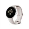 Google Pixel Watch 2 (Previous Model) with Best of Fitbit - Heart Rate Tracking, Stress Management, Safety Features - Android Smartwatch - Polished Silver Aluminum Case - Porcelain Active Band - Wi-Fi