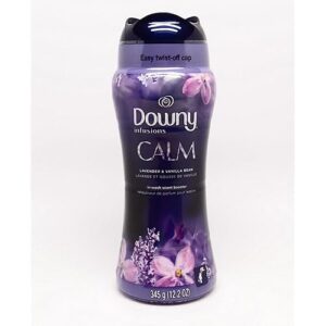 Downy Infusions In-Wash Laundry Scent Booster Beads, CALM, Soothing Lavender and Vanilla Bean, 12.2 oz
