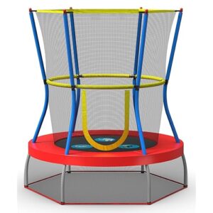 Skywalker Trampolines Mini Trampoline with Enclosure Net