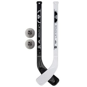 Franklin Sports NHL Mini Hockey Stick Set - NHL Team Knee Hockey Stick and Ball Set - Two Player Stick Set - Great Toy for Kids