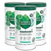 Seventh Generation Multi Purpose Wipes All Purpose Cleaning Garden Mint scent with 100% Essential Oils and Botanical Ingredients 70 count, Pack of 3