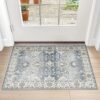HY HAO YUN LAI Non Slip Runners for Hallways,Washable Hallway Runner Rug,Long Ultra Soft Kitchen Runner Rug,Non Shedding Accent Farmhouse Runner Rugs (Grey, 2 X 3)