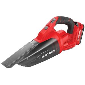 Craftsman V20 Cordless Hand Vacuum, 45 CFM, 2 Stage Filtration System with Filter, Battery and Charger Included (CMCVH001C1)