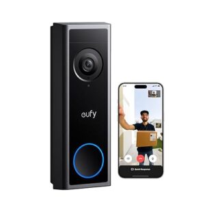 eufy Video Doorbell C31, 2K FHD, Dual Power Options, Live Video Call, Easy Installation, Quick-Release Battery, 24/7 Recording, Human and Motion Detection, HomeBase S380 Compatible, No Monthly Fee