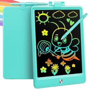8.5 Inch LCD Writing Tablet Toys for 3 4 5 6 7 8 Year Old Boys Girls Gifts, Colorful Drawing Board Writing Doodle Pad, Portable Scribbler Boards Educational Toys Gifts for Kids Learning (Blue)