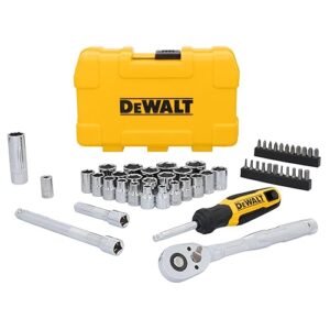 DEWALT Mechanics Tool Set, 3/8" Drive, 50 Piece (DWMT45423)