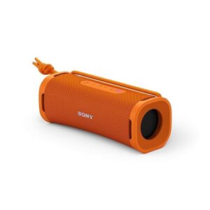 Sony ULT Field 1 Waterproof Portable Bluetooth Speaker, Enhanced Bass, 12h Battery, IP67 Rated Dustproof Shockproof Rustproof, Detachable Strap, SRSULT10D, Orange