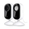 Arlo Essential Security Camera 2K | Indoor Only| 2nd Gen | Baby Monitor & Pet Camera | Wired Automated Privacy Shield, 2-Way Audio, Night Vision, Live Stream, Motion Alerts & Notifications White,2 Cam