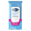 Cetaphil Face and Body Wipes, Gentle Skin Cleansing Cloths, 50 Count, Twin Pack, for Dry, Sensitive Skin, Flip Top Closure, Great for the Gym, Travel, in the Car, Hypoallergenic, Fragrance Free