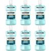 Listerine Cool Mint Alcohol Free Mouthwash, Bad Breath Germ Killing, Bad Breath Treatment Oral Rinse for Adults; Cool Mint Flavor, 500 mL, 6 Pack