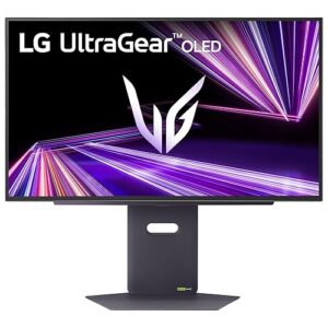 LG 27GX790A-B 27-inch Ultragear OLED Gaming Monitor QHD 1440p 480Hz, 0.03ms, DisplayPort 2.1, True Black 400, NVIDIA G-Sync, AMD FreeSync Premium Pro, HDMI, USB, Tilt/Height/Swivel/Pivot Stand, Black