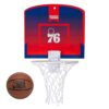 Franklin Sports NBA Over the Door Basketball Hoop - Kids Indoor Mini Hoop Set with Basketball - Perfect for Bedroom or Office