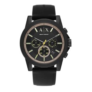 AX Armani Exchange Chronograph Watch for Men with Leather, Stainless Steel or Silicone Band