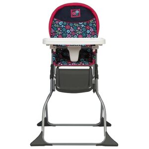 Cosco Kids Highchair for Baby, Simple Foldable High Chair, Convenient, Lightweight, and Compact Design, Flower Garden