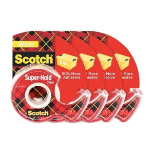 Scotch Super-Hold Tape 1.5 in x 650 in - Case