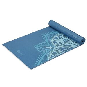 Gaiam Yoga Mat - Premium 6mm Print Extra Thick Non Slip Exercise & Fitness Mat for All Types of Yoga, Pilates & Floor Workouts (68"L x 24"W x 6mm Thick)