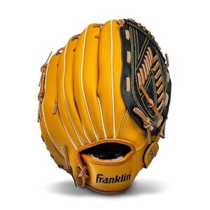 Franklin Sports Baseball + Softball Gloves - Field Master Adult + Youth Baseball + Softball Gloves - Right Hand + Left Hand Gloves - Infield + Outfield Mitts - Multiple Sizes + Colors