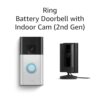 Ring Battery Doorbell with Ring Indoor Cam 2nd Gen (Black)
