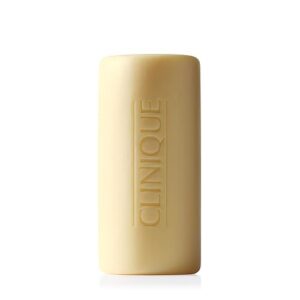 Clinique 3-Step Bar Soap Facial Cleanser for Dry Combination to Oily Skin Types | Gently Cleansing + Non-Drying