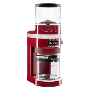 KitchenAid Burr Coffee Grinder - KCG8433 - Empire Red, 10 Oz