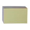 Amazon Basics Ruled Color Index Cards for Study and Note-Taking, 5" x 8", 300 Count/Cards, Assorted Colors