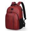 Goloni 15.6 Travel Laptop Backpack with USB Charging Port, Men Man Women Back Pack,Work,Casual College,High Schol Book Bag for Teens Lightweight Waterproof Casual Notebook Bag,Red