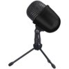 Amazon Basics Mini USB Condenser Microphone for Online Meeting, Gaming, Podcast - Black