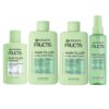 Garnier Fructis Hair Filler Bonding Pre-Shampoo + Fullness Repair Shampoo, Conditioner + Thickeing Spray Set with Polypeptides (4 Items), 1 Kit