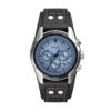 Fossil Men's Coachman Quartz Stainless Steel and Leather Chronograph Watch