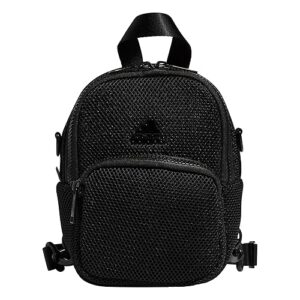 adidas Women's Airmesh Convertible Mini Backpack-Crossbody Bag, Black, One Size