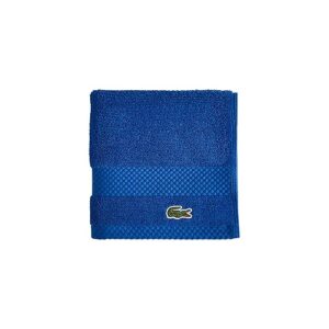 Lacoste Heritage Supima Cotton Wash Cloth, Surf Blue, 13" x 13"