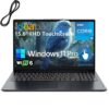 Lenovo IdeaPad 15.6" Touchscreen FHD Laptop Computer, 12th Gen Intel 10-Core i5-1235U (Beat i7-1195G7), 16GB DDR4 RAM, 512GB PCIe SSD, WiFi 6, Bluetooth 5.2, Abyss Blue, Windows 11 Pro S, Wendbo Cable