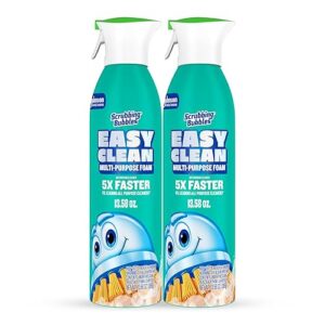 Scrubbing Bubbles Easy Clean Foaming Multipurpose Bathroom Cleaner, Continuous Spray Bottle, Fast Acting Foam, 13.58 Ounce (Pack of 2)