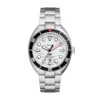 Fossil Men's Breaker Quartz Stainless Steel Three-Hand Silicone Strap Watch