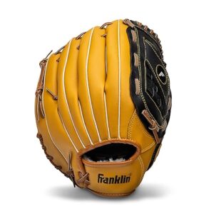 Franklin Sports Baseball + Softball Gloves - Field Master Adult + Youth Baseball + Softball Gloves - Right Hand + Left Hand Gloves - Infield + Outfield Mitts - Multiple Sizes + Colors