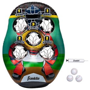 Franklin Sports Inflatable Target Toss Game - Kids Mini Throwing Game Set - Portable Indoor + Outdoor Toy Target