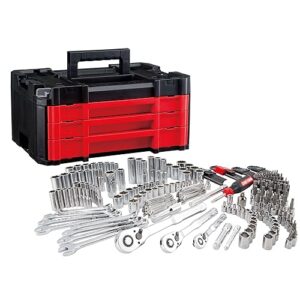 Craftsman 262-Piece Mechanic Tool Set with 3-Drawer VERSASTACK Tool Box, SAE and Metric Socket Set with Combination Wrenches and Spark Plug Sockets (CMMT45309)